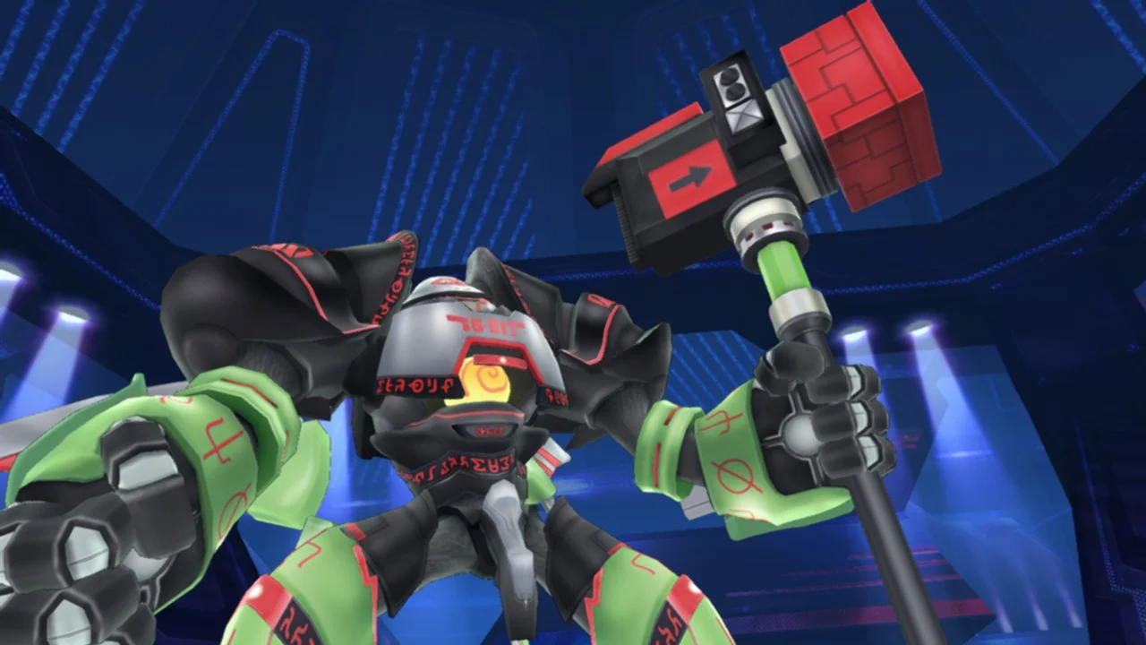 Doomkale, one of MegaTagmension Blanc's many lackluster boss fights!