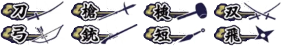 All 8 weapon types