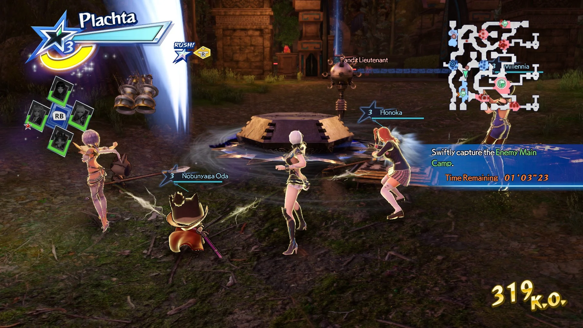 An Alliance Strike involving 5 characters